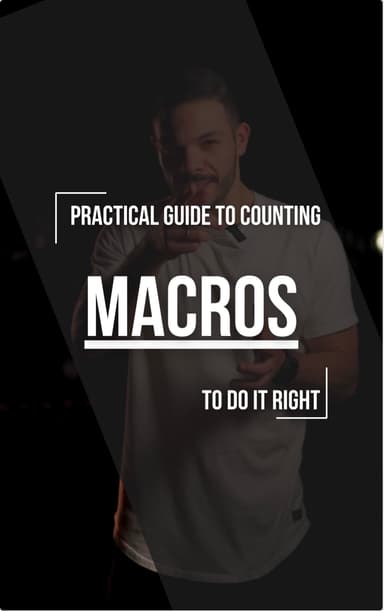 ¿Cómo contar Macros correctamente?
